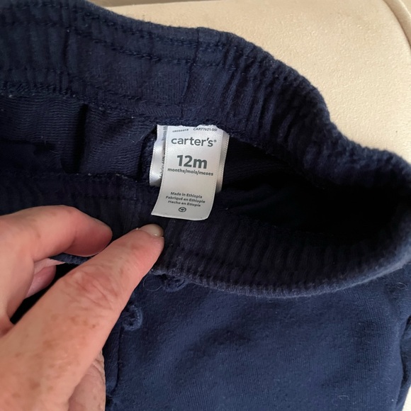 Carter's Navy Kids Joggers - Picture 2 of 3